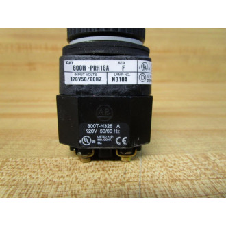 Allen Bradley 800H-PRH16A Pilot Light w800T-N326. - New No Box