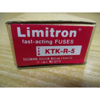 Bussmann KTK-R-5 Limitron Fuse KTKR5 Cooper (Pack of 10)