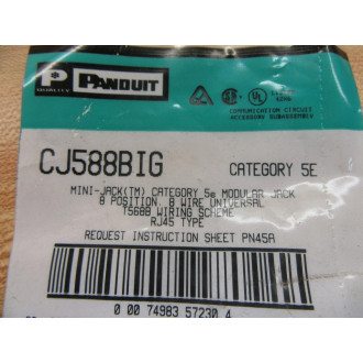 Panduit CJ588BIG Mini-Jack (Pack of 2)