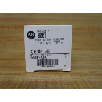 Allen Bradley 800T-A3A Orange Button 800TA3A w800T-XA