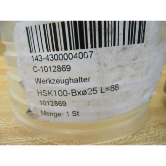 Werkzeughalter HSK100-BX025 Tool Holder HSK100BX025