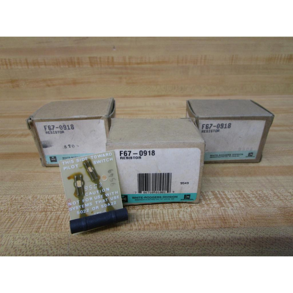 White-Rodgers F67-0918 F670918 Resistor Assembly (Pack of 3)