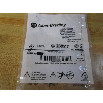 Allen Bradley 800FP-P0 Pilot Light Amber 800FPP0