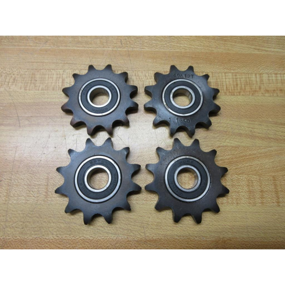 Generic 40A12T Idler Sprocket 40A12 (Pack of 4) - New No Box