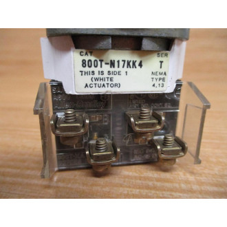 Allen Bradley 800T-N17KK4B Selector Switch 800TN17KK4B - New No Box