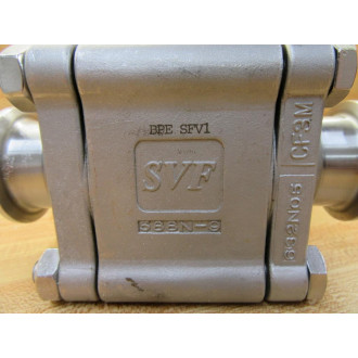 SVF BPE SFV1 Tee Ball Valve BPESFV1 - Used