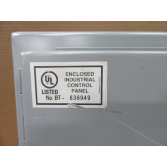 Hoffman A-242008LP Enclosure A-242008LP WDoor Cut Outs - Used