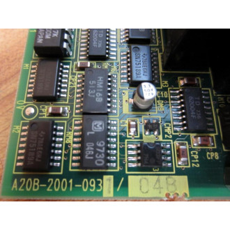 Fanuc A20B-2001-0931 Circuit Board A20B-2001-093104B  Board As Is - Parts Only