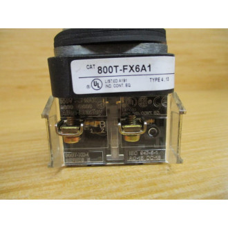 Allen Bradley 800T-FX6A1 Push Button 2-Pos w 800T-XD1 - New No Box