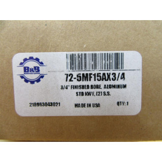 B&B Manufacturing 72-5M15-6A5 Timing Pulley 72-5MF15AX34