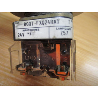 Allen Bradley 800T-FXQ24RA1 Red Button 800TFXQ24RA1 W Legend Plate 800T-XA1 - Used