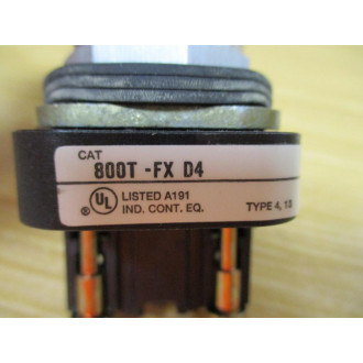 Allen Bradley 800T-FXD4 Pushbutton 800TFXD4 Red Cap W800T-XD4 - New No Box