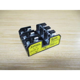 Bussmann BC6033PQ Fuse Block 30A 3 Pole Class CC (Pack of 3) - Used