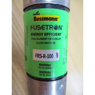 Buss FRS-R-100 Bussmann Fuse Cross Ref 2A163 Short Body, Energy Efficient (Pack of 4)
