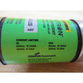 Buss FRS-R-100 Bussmann Fuse Cross Ref 2A163 Short Body, Energy Efficient (Pack of 4)