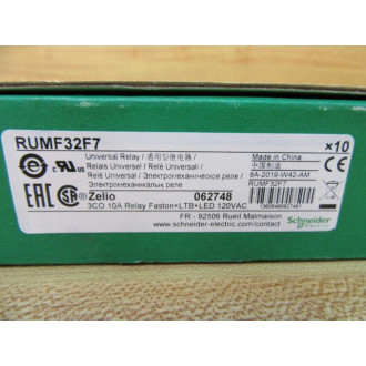 Schneider Electric RUMF32F7 Relay - New No Box