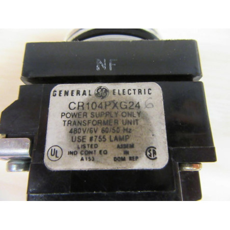 General Electric CR104PLG34R Pilot Light - Used