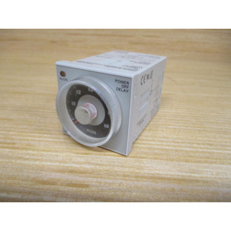 Omron H3CR-H8L Timer 100110120VAC, 0.6 - 12 Min. - Used
