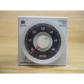 Omron H3CR-H8L Timer H3CRH8L 100110120VAC, 0.06 - 12 Min. - Used
