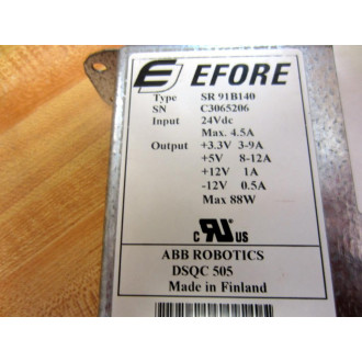 ABB 3HAC4296-1 DSQC505 Power Supply SR91B140 Rev No.05 - Used