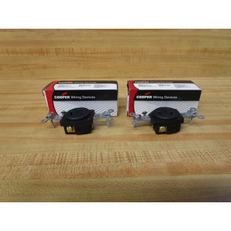 Cooper Wiring Devices CWL615R Industrial Grade Receptacle (Pack of 2)