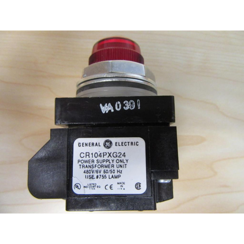 General Electric CR104PLG34R Pilot Light - New No Box