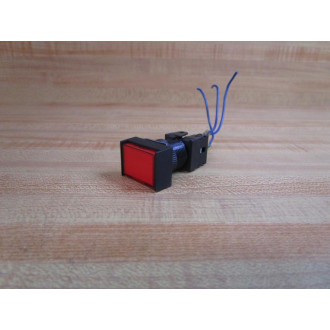 Omron A3GJ-6011-3 Pushbutton Red WWires - Used