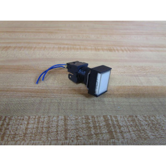Omron A3GJ-6011-3 Pushbutton White WBase And Wires - Used