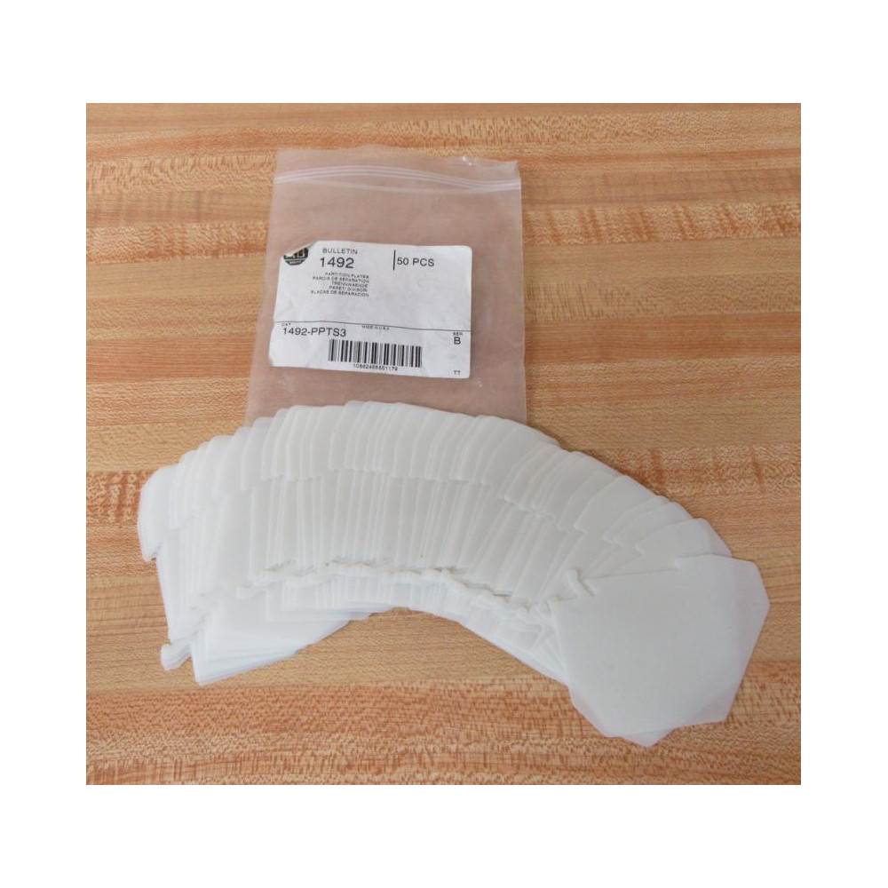 Allen Bradley 1492-PPTS3 Partition Plate 1492PPTS3 (Pack of 50)