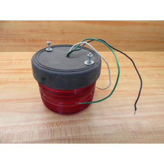 North American Signal ST-500-R Strobe Light Red 120 VAC ST500R - Used