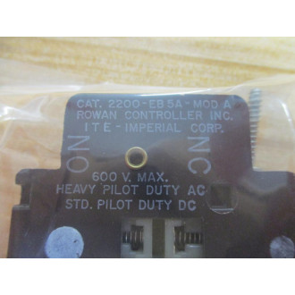 ITE 2200-EB5A-MOD A Auxiliary Contact 2200EB5AMODA - New No Box