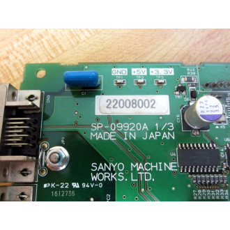 Sanyo SP-09920A 13 Circuit Board SP09920A13 - Used