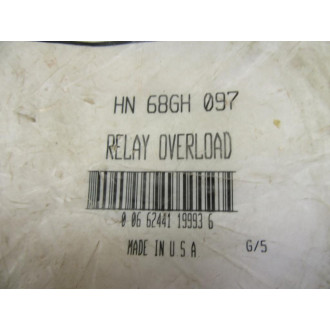 Carrier HN 68GH 097 Relay Overload Protector HN68GH097