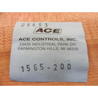 Ace Controls, 1565-200 Seal Kit 1565200