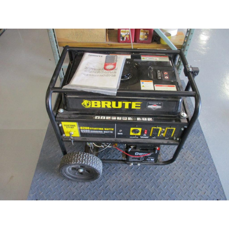 Brute 030687 6500 Watt Portable Generator 030687-00 - Used