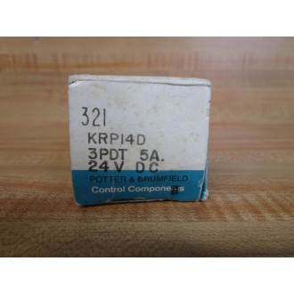 Potter & Brumfield KRP14D24V DC Relay KRP14D-24VDC