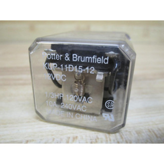 Potter & Brumfield KUP-11D15-12V Relay KUP-11D15-12 VDC - New No Box