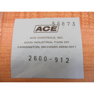 Ace Controls, 2600-912 Seal Kit 2600912