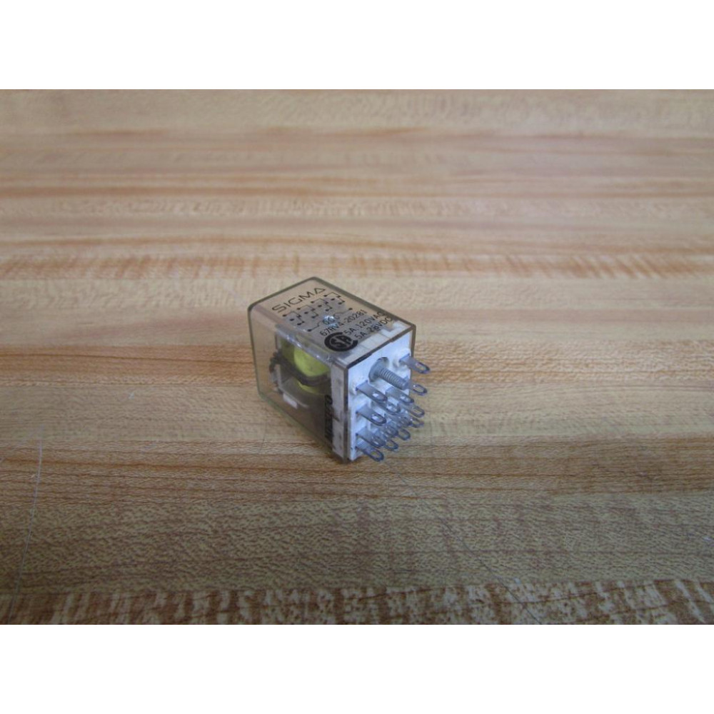 Sigma 67RV4-20281 Relay 37RV420281 109P182 - Used