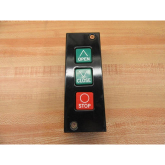 Gleason Avery PBU-3 Pushbutton Station PBU3 Black - New No Box