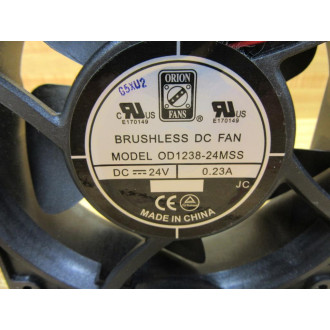 Orion Fans OD1238-24MSS Brushless Cooling Fan OD123824MSS