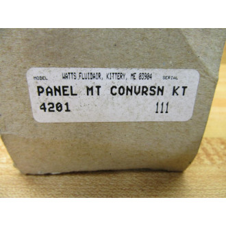Watts Fluid Air 4201 Panel Mount Conversion Kit