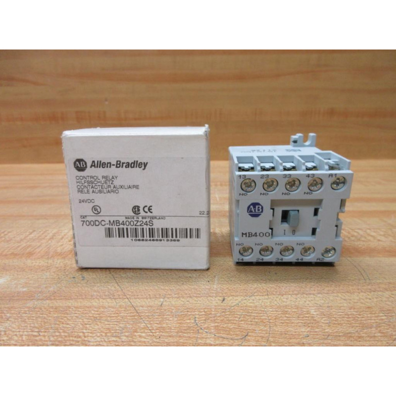 Allen Bradley 700DC-MB400Z24S Control Relay 700DC-MB400