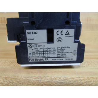 Fuji Electric SC-E02 Contactor SE09AA - Used