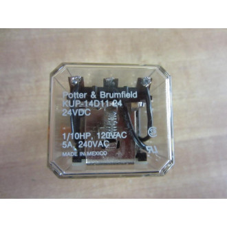 Potter & Brumfield KUP-14D11-24V DC Relay KUP-14D11-24VDC