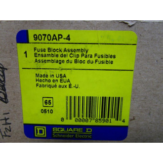 Square DSchneider 9070AP-4 Fuse Block Assembly 9070AP4
