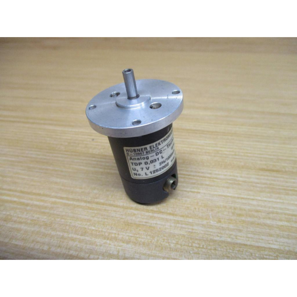 Baumer TDP 0,031L Hubner Tachogenerator TDP0031L WO 1 Brush Cap - New No Box