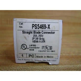 Pass & Seymour Legrand PS5469-X Traight Blade Connector PS5469X