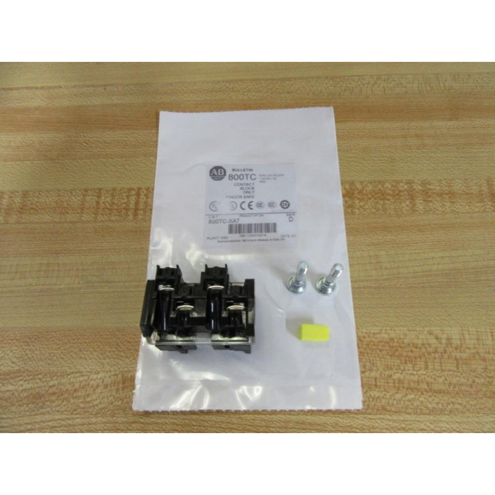 Allen Bradley 800TC-XA7 Contact Block 800TCXA7