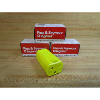 Pass & Seymour Legrand PS5469-Y MaxGrip Connector PS5469Y (Pack of 3)